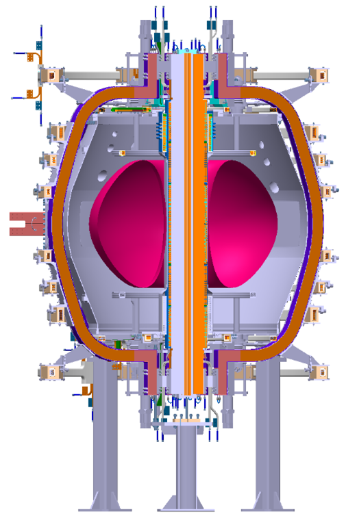 Engineering cut-away drawing of the SUNIST-2 spherical tokamak